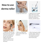 Derma roller micro needles titanium mezoroller microneedle machine for skin care and body treatment