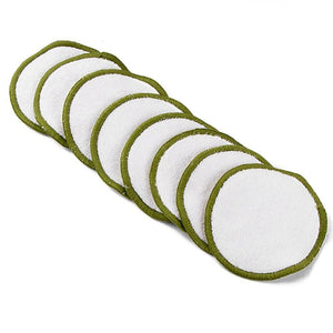 20pcs Reusable Makeup Remover Pads +Bag, Organic Bamboo Cotton Pads For All Skin Types, Cotton Rounds Face Pads Facial Cleansing
